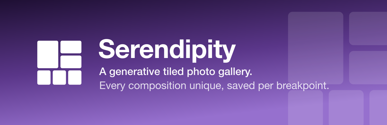 WordPress 外掛 GhostLabs Serendipity – Masonry & Mosaic Photo Gallery Block 的封面圖片
