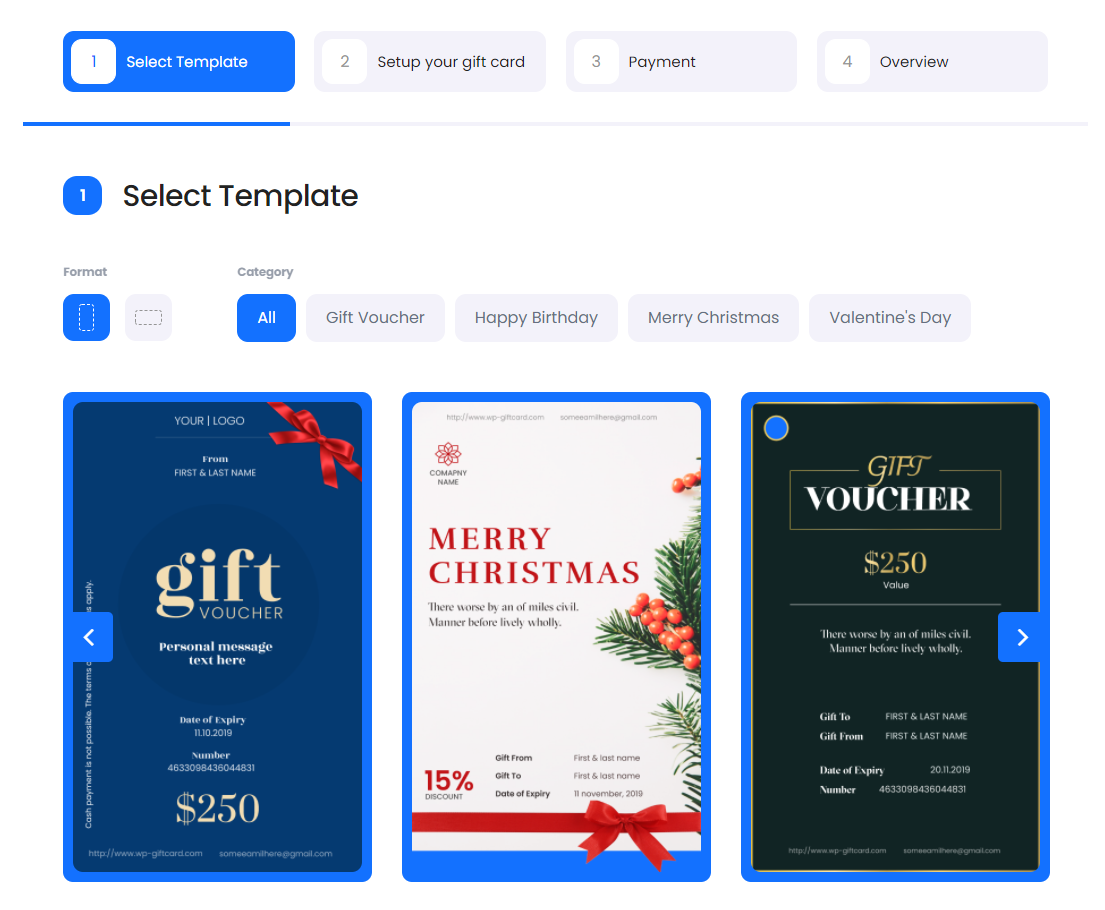 Gift Cards (Gift Vouchers and Packages) (WooCommerce Supported)