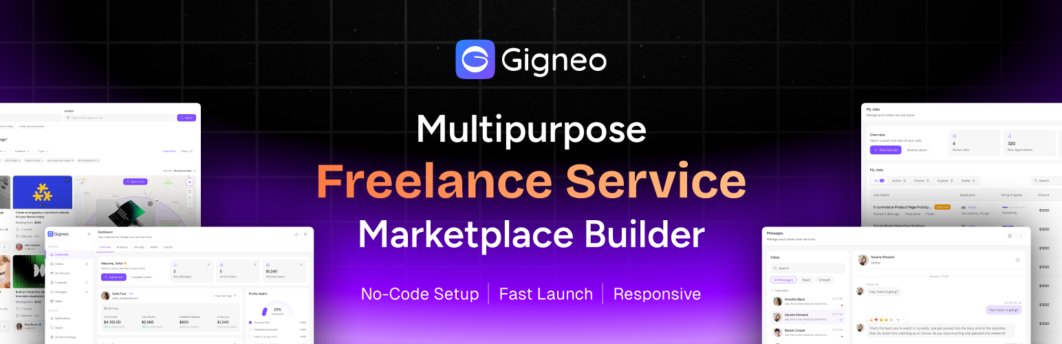 Gigneo – WordPress Freelance Service & Job Marketplace