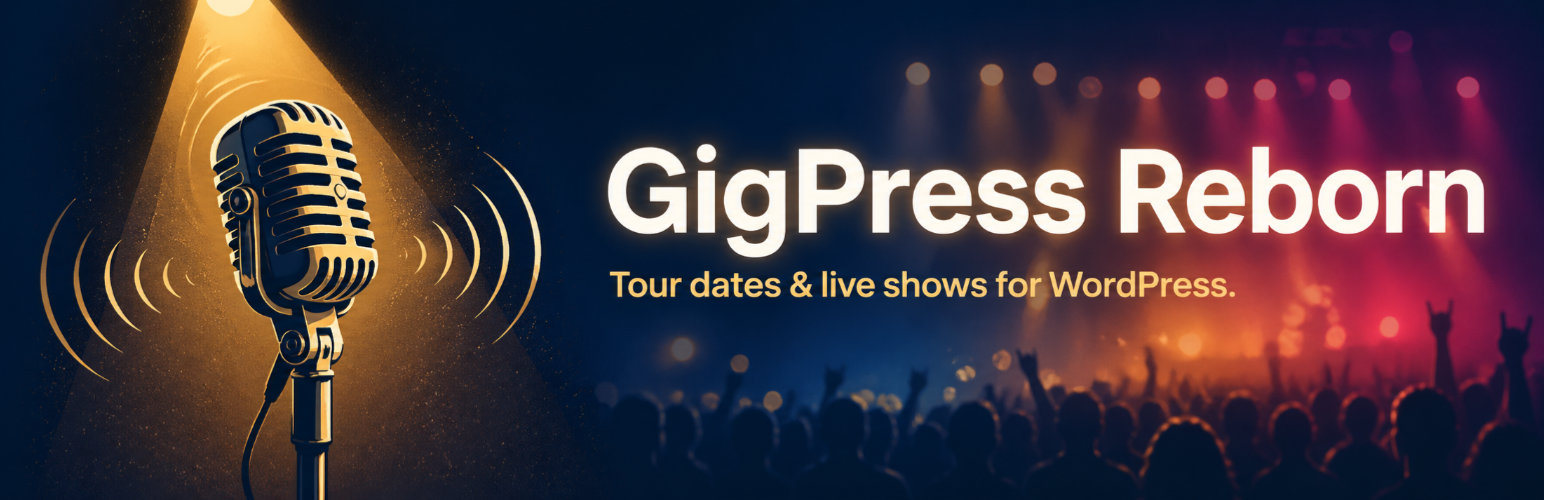 WordPress 外掛 GigPress Reborn 的封面圖片