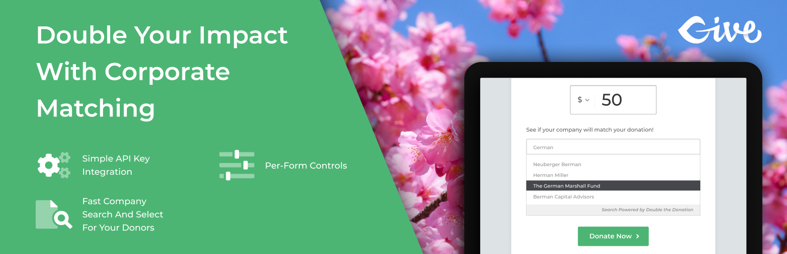 Give – Double the Donation