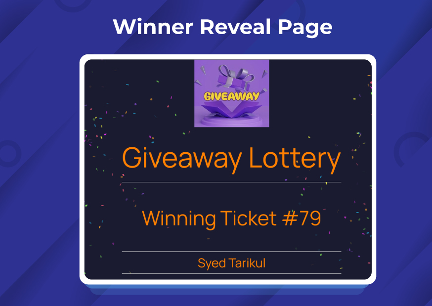 Winner Reveal Page