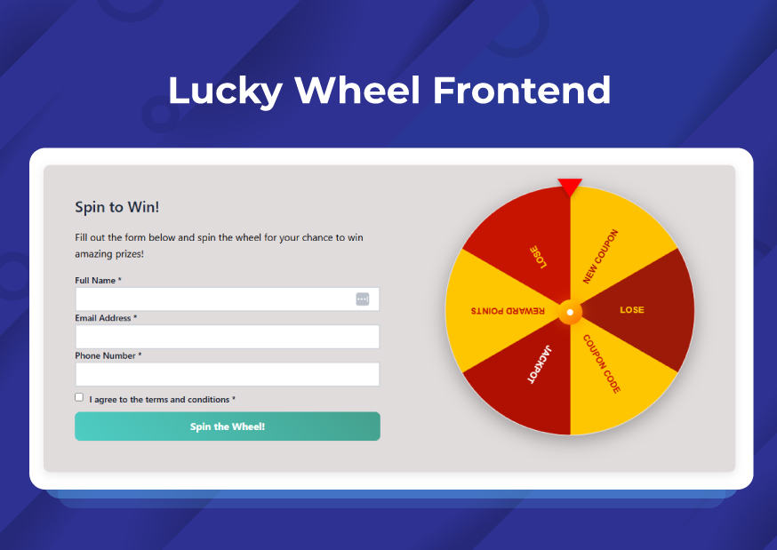 Lucky Wheel Frontend