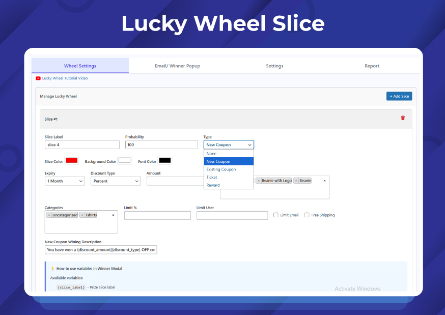 Lucky Wheel Slice
