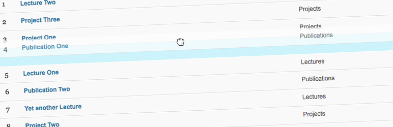 Global Posts Ordering