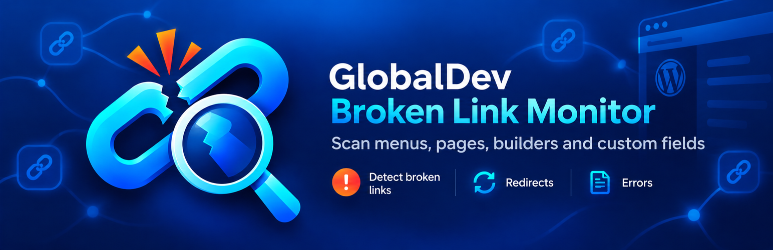 GlobalDev Broken Link Monitor