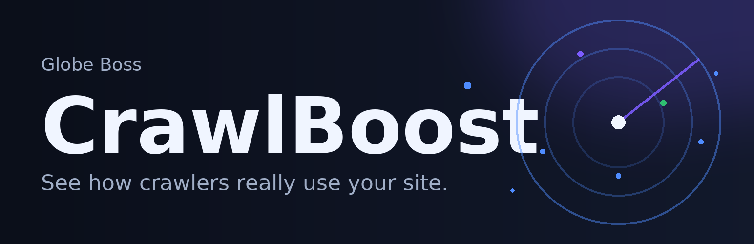 WordPress 外掛 Globe Boss CrawlBoost 的封面圖片