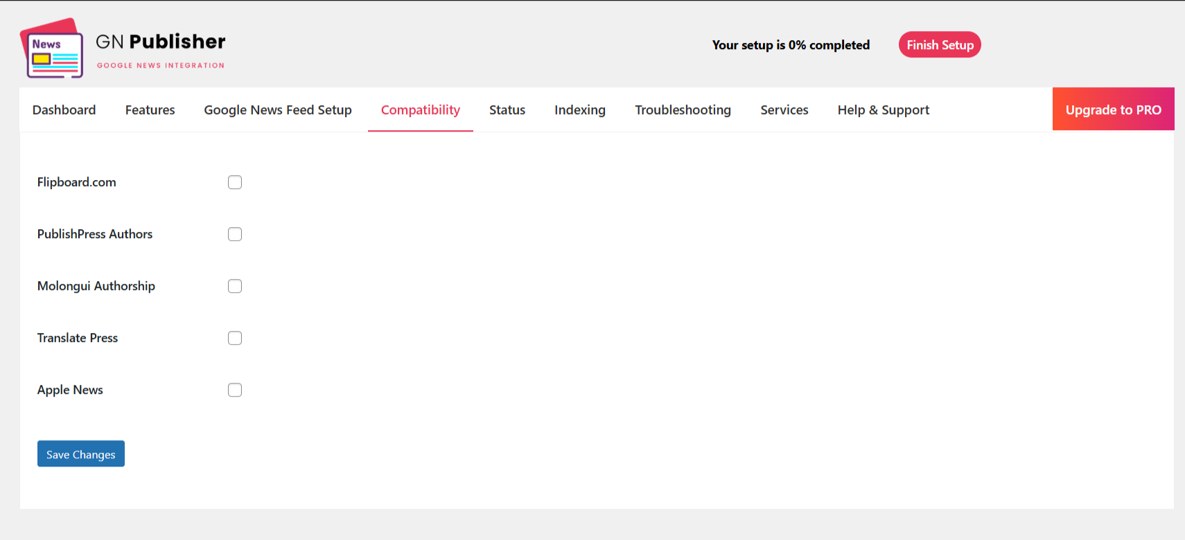Compatibilities available with GN Publisher