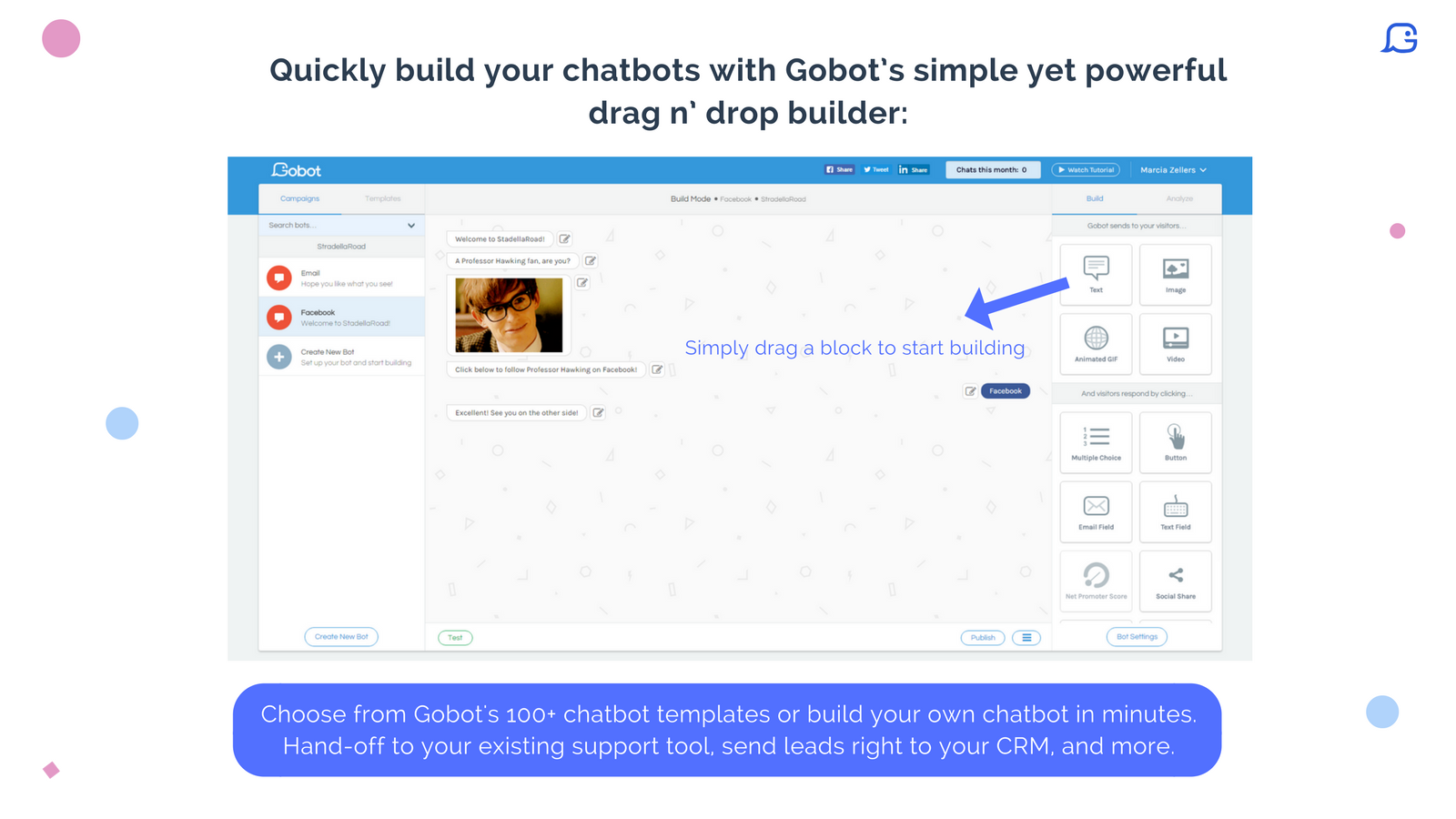 Gobot wordpress chatbot