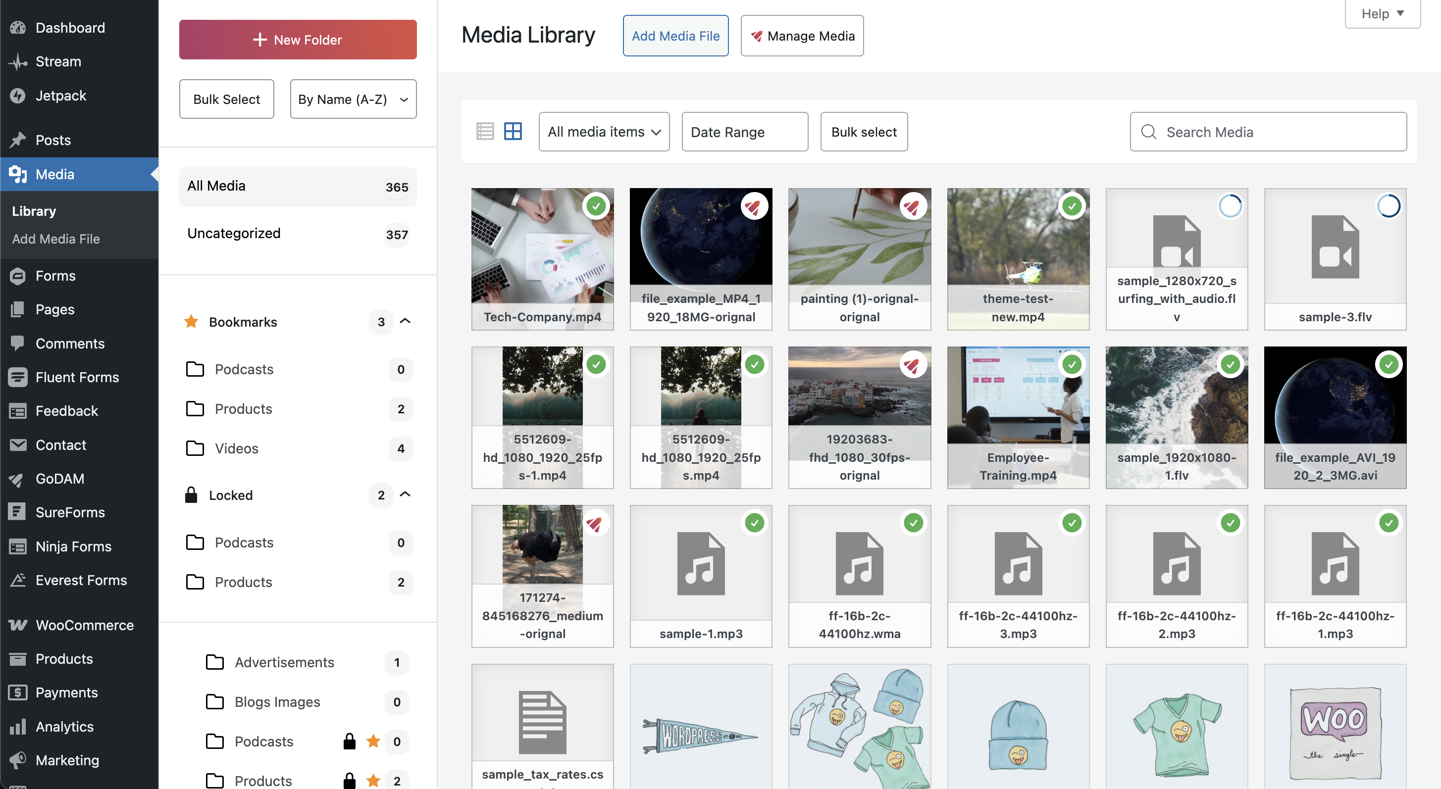 Enhanced Media Library (DAM)