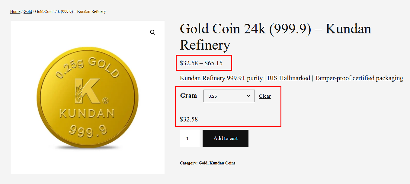 Variation 1: Dynamic Price