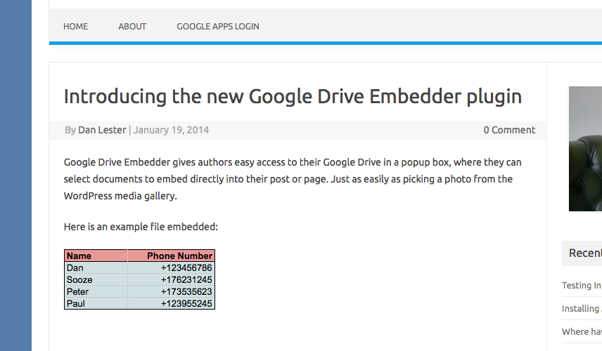 Read-only documents can be embedded in the browser...