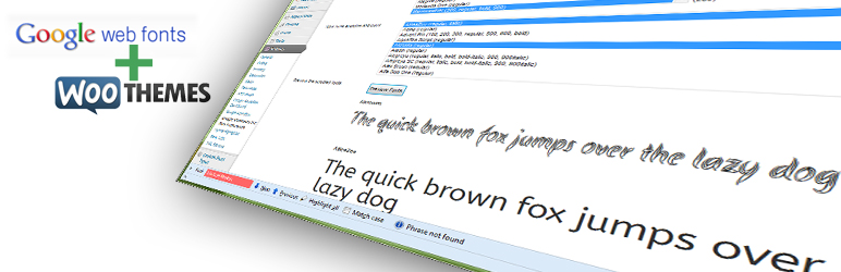 Google Webfonts For Woo Framework