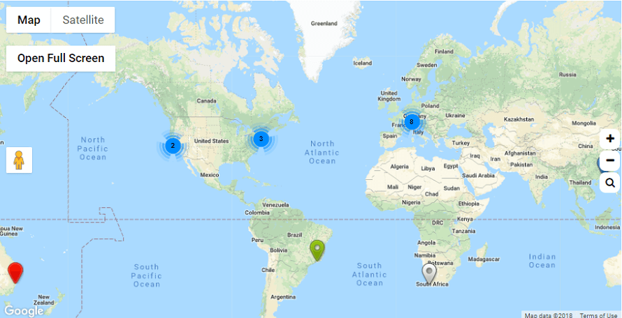 <p>Map Markers Clusterization. Grid-based clustering works by dividing the google map into squares of a certain size (the size changes at each zoom) and then grouping the map markers into each grid.</p>