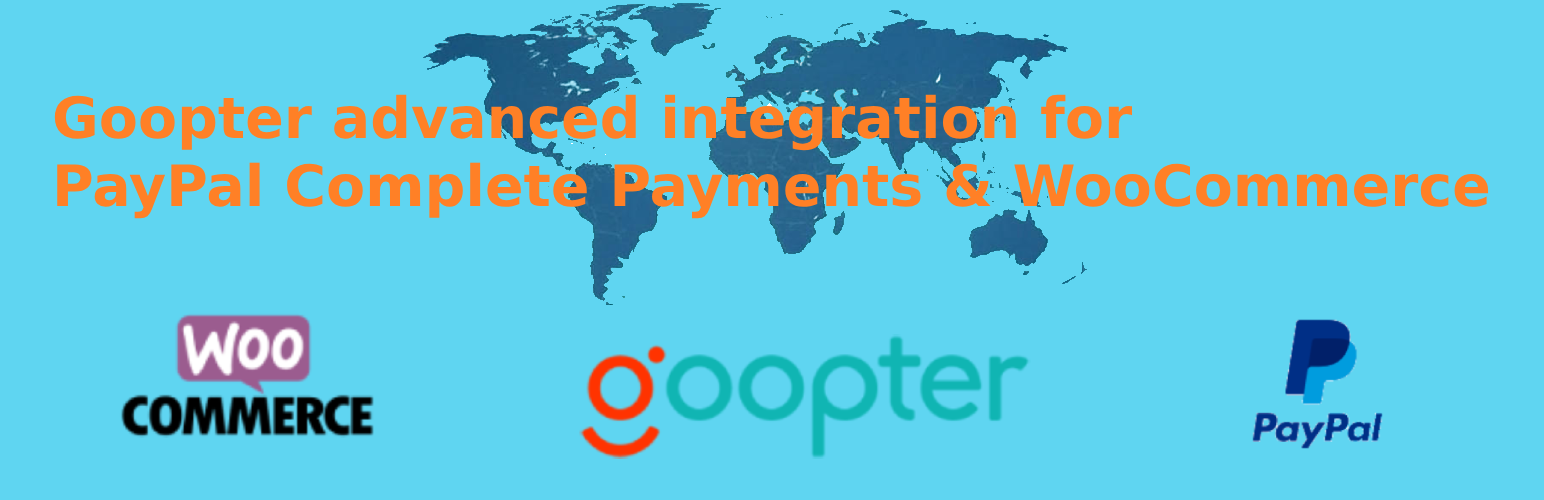 WordPress 外掛 Goopter advanced integration for PayPal Complete Payments and for WooCommerce 的封面圖片。