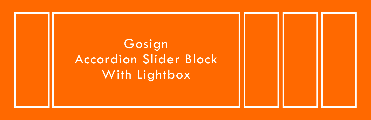 Gosign – Accordion Slider Block