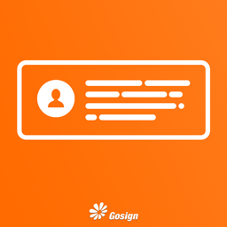 Gosign – Contact Person Box Block