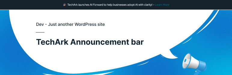 WordPress 外掛 GotechArk Announcement Bar 的封面圖片。
