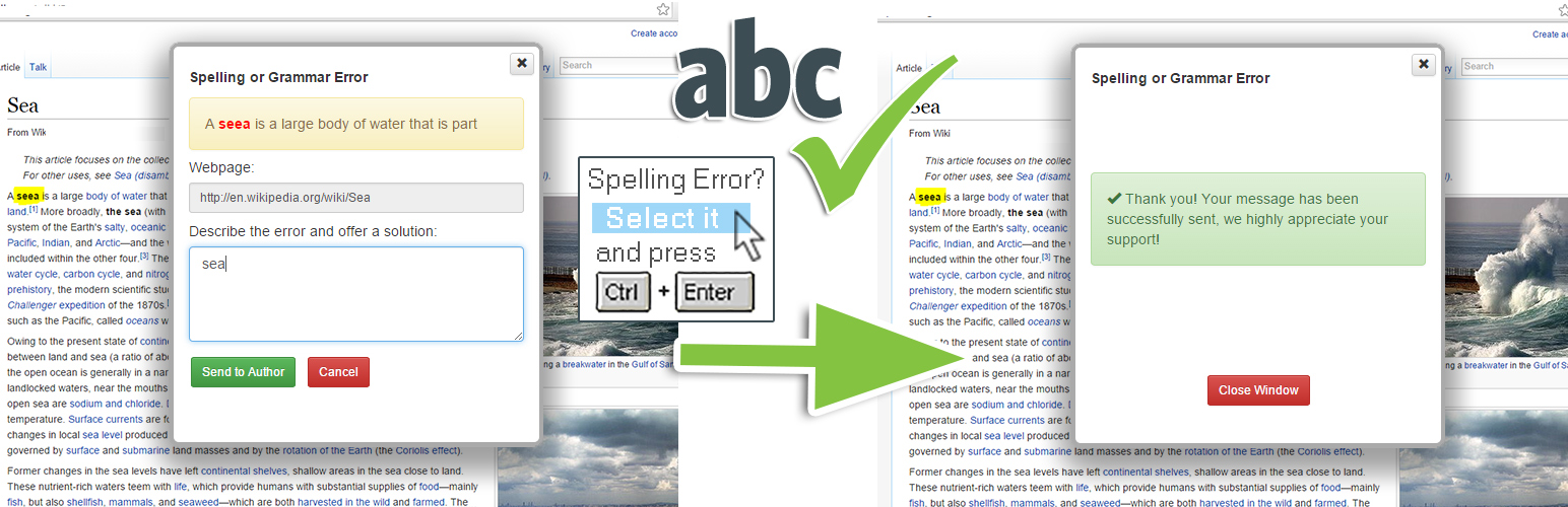 Webmaster Spelling Notifications