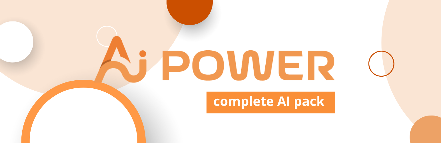 AI Power: Complete AI Pack – Powered by GPT-4 – WordPress プラグイン |  WordPress.org 日本語