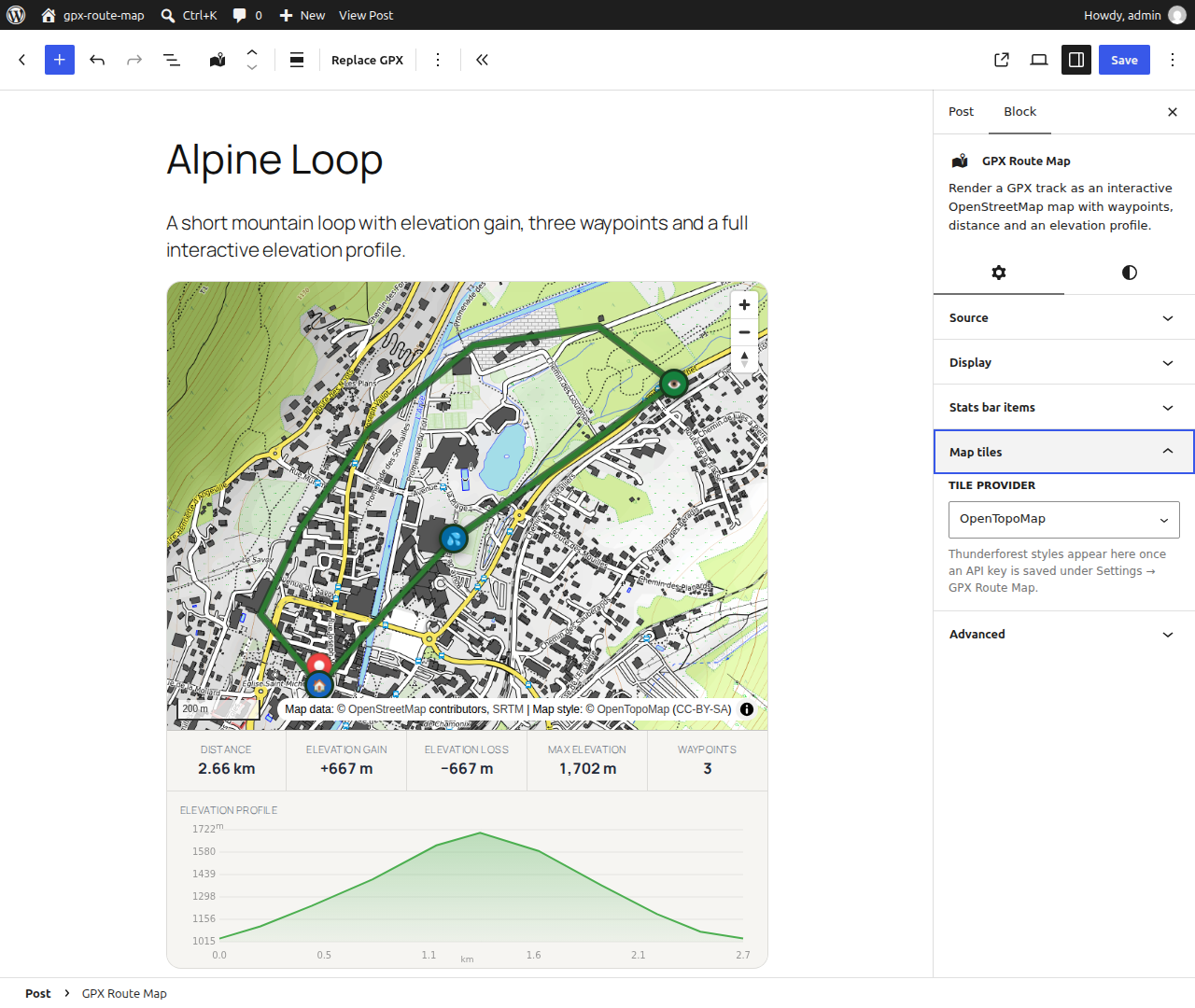 GPX Route Map