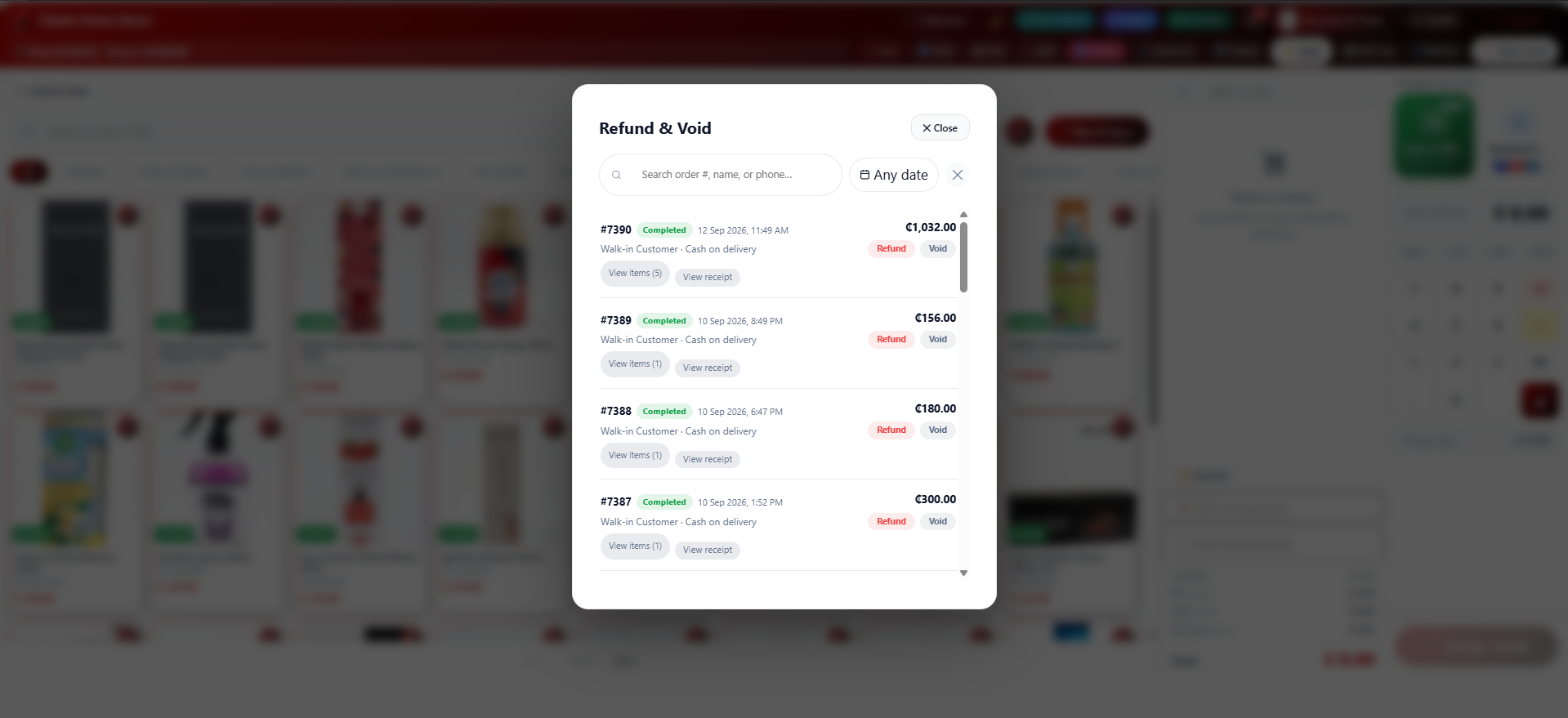 Shift Monitor showing active and unclosed staff shifts