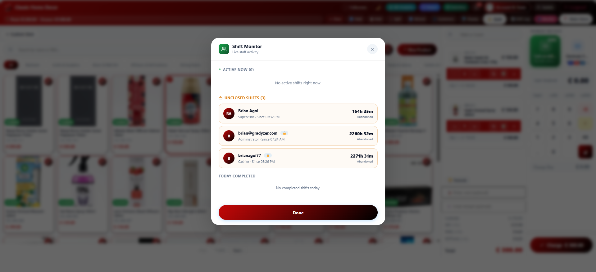 The Edit Product screen for updating price, stock, and other details
