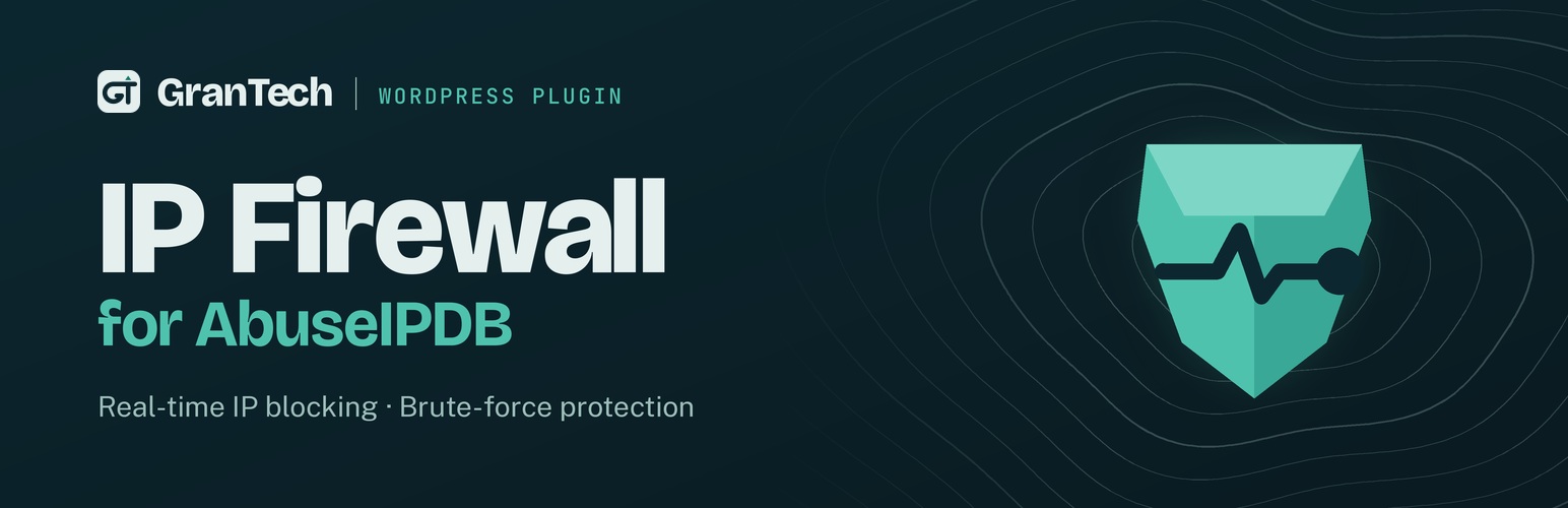 WordPress 外掛 GranTech IP Firewall for AbuseIPDB 的封面圖片