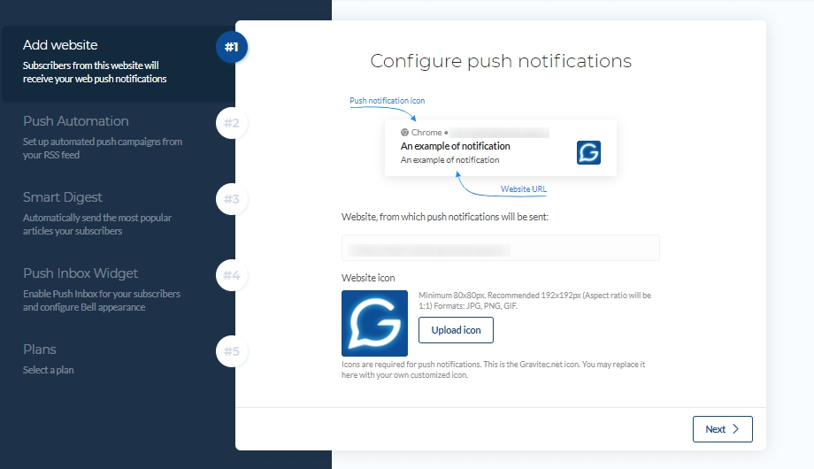 Site configuration