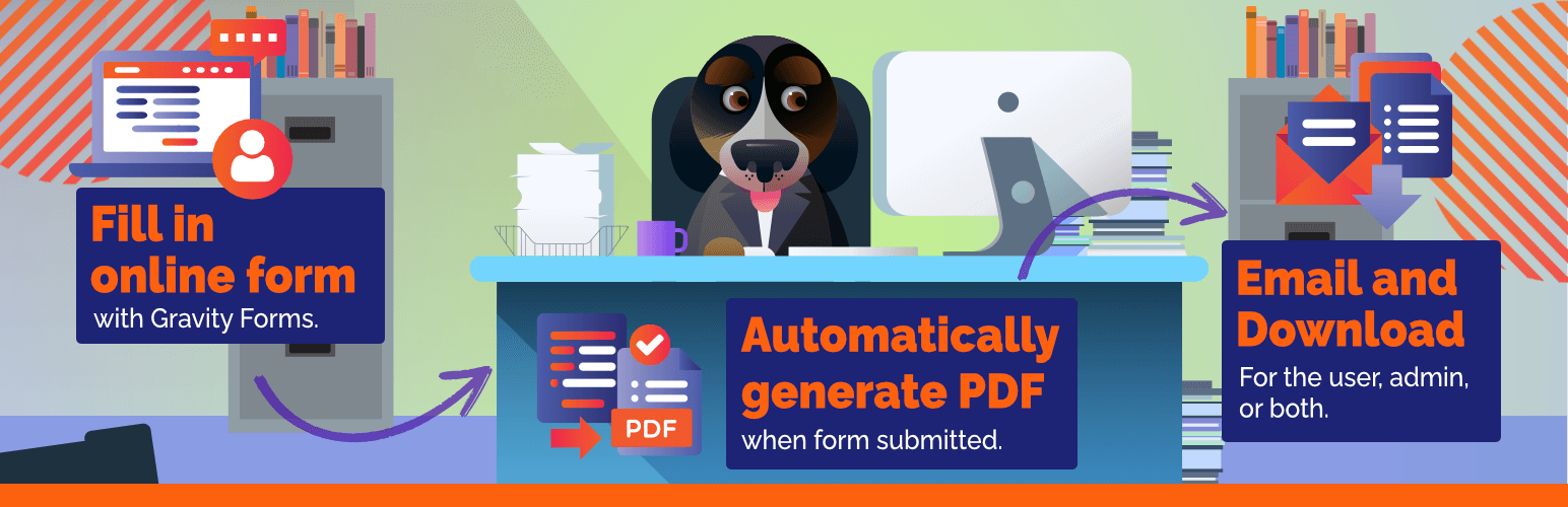 WordPress 外掛 Gravity PDF 的封面圖片。