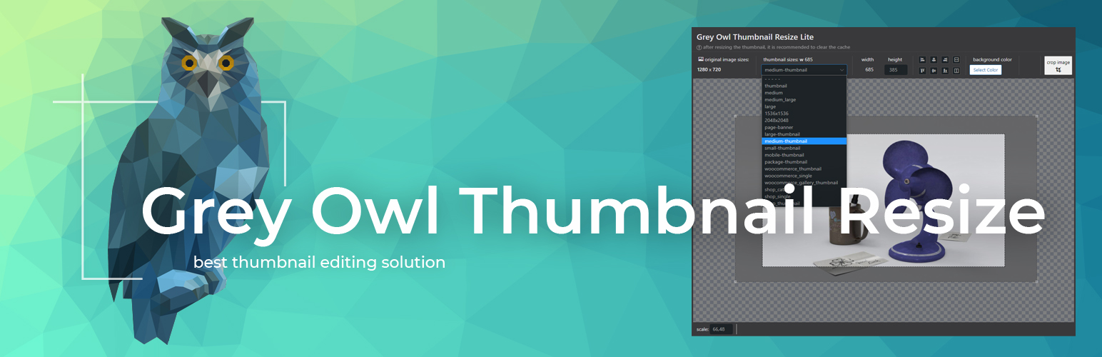 Grey Owl Thumbnail Resize Lite