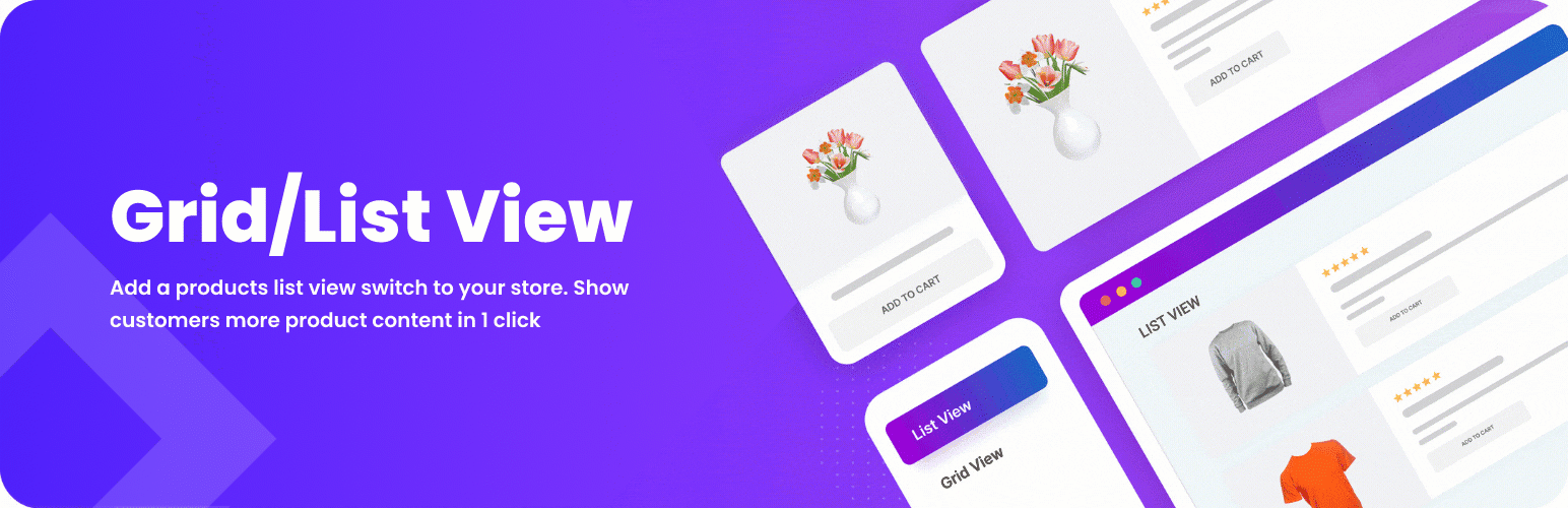 Grid/List View for WooCommerce