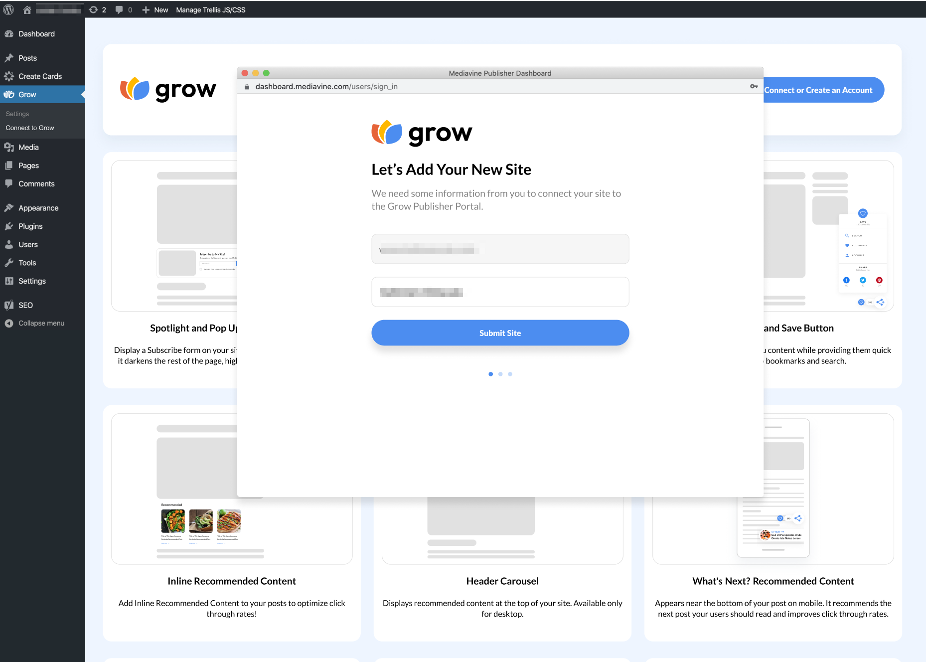 Grow for WordPress