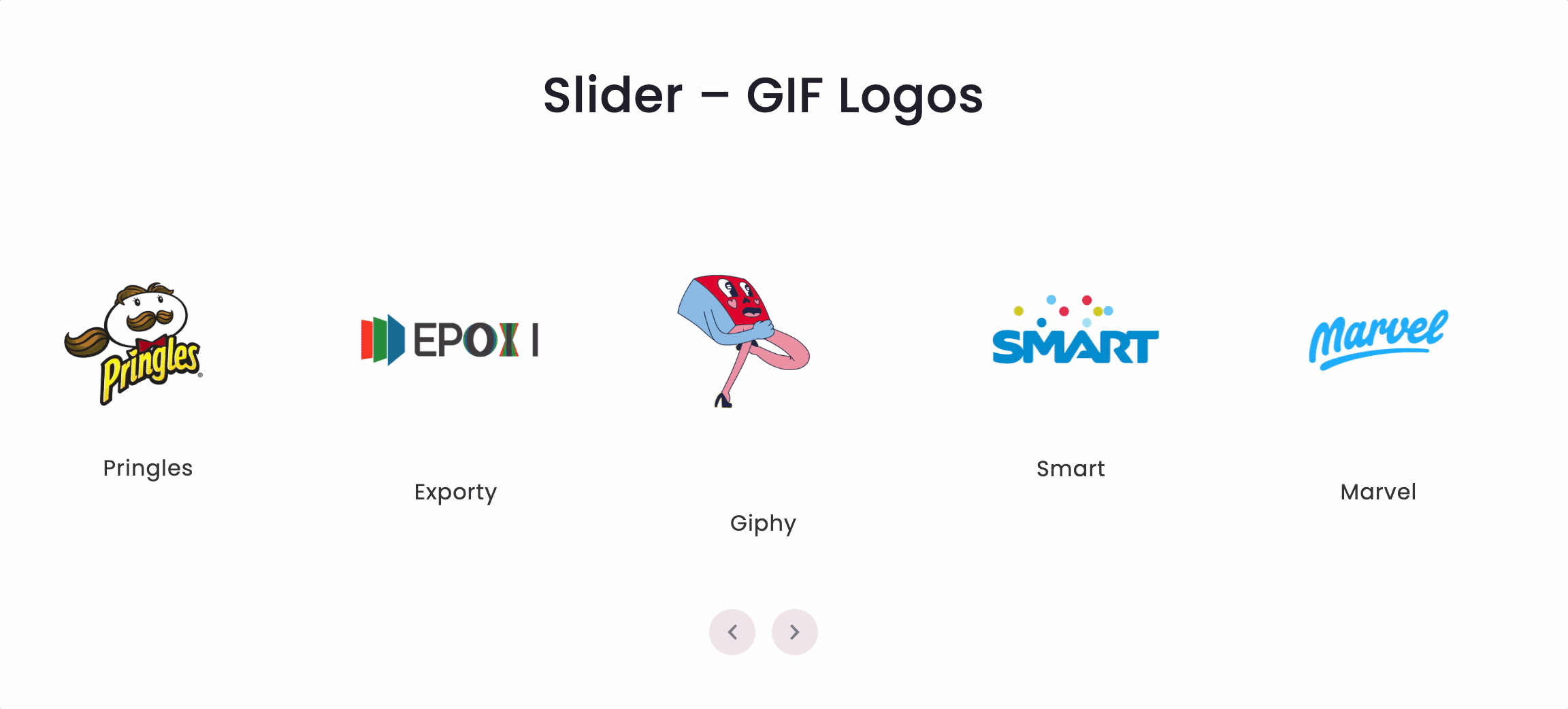 GIF supported in Slider.