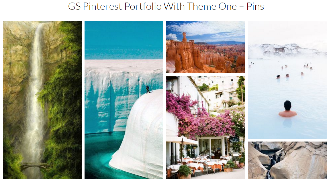 GS Pinterest Portfolio With Theme One – Pins