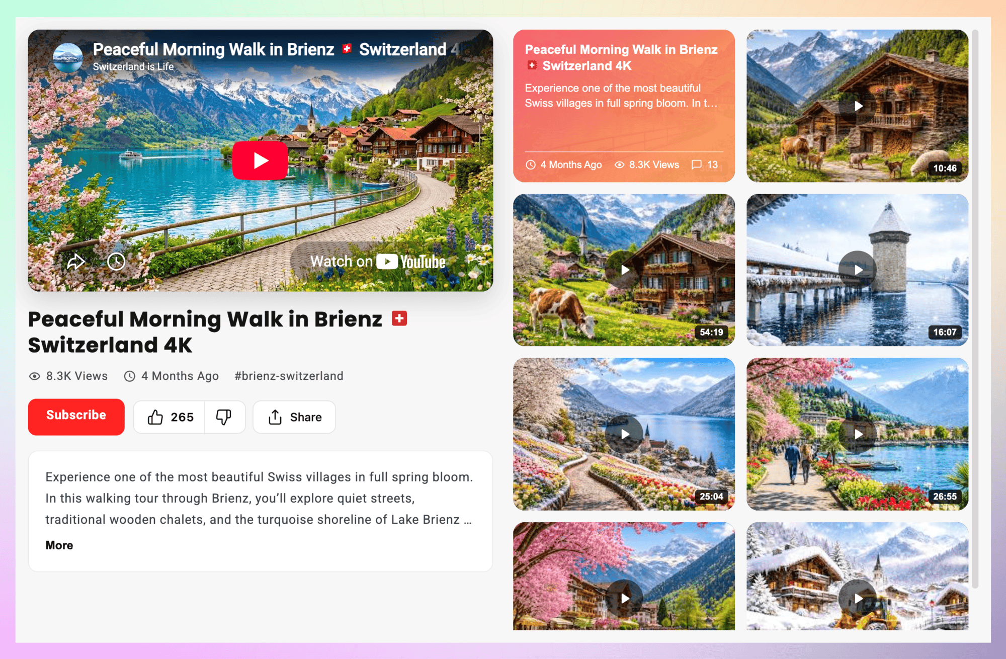 Playlist - Style 02: GS YouTube Gallery