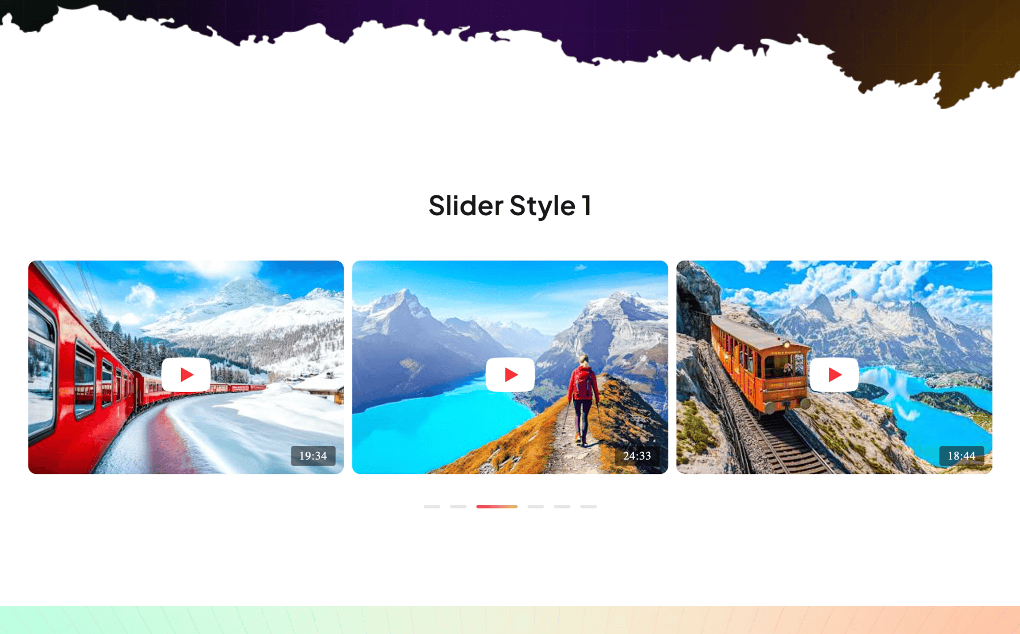 Slider - Style 01: GS YouTube Gallery
