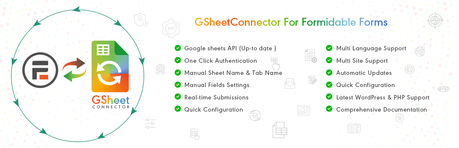 GSheetConnector For Formidable Forms