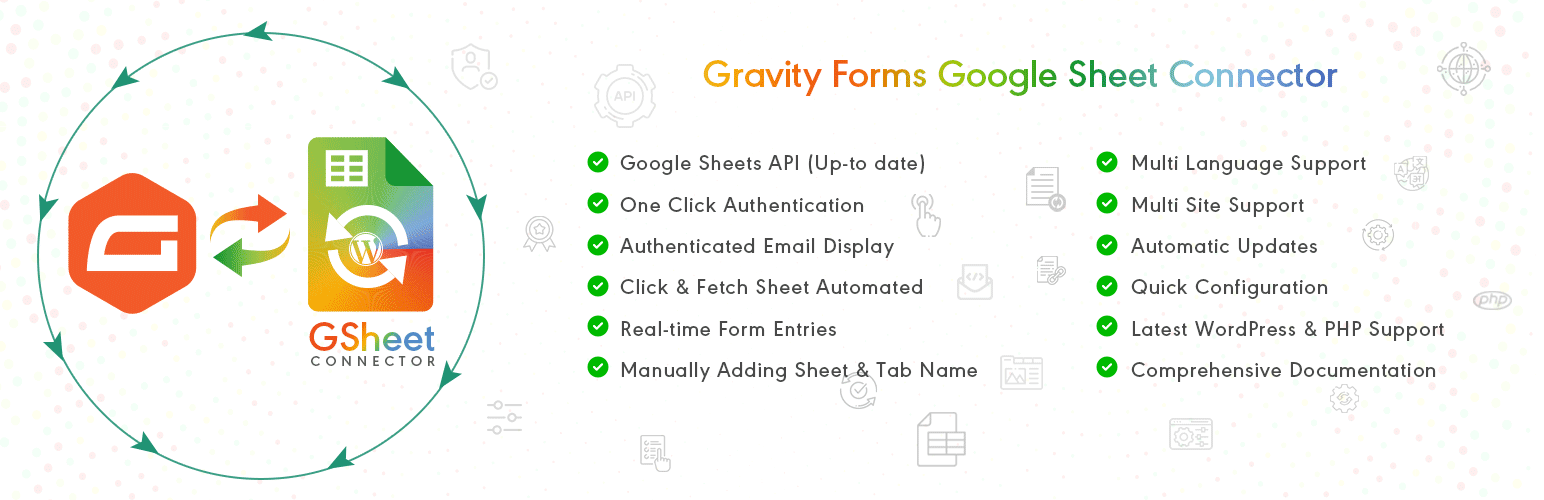 Gravity Forms Google Sheet Connector