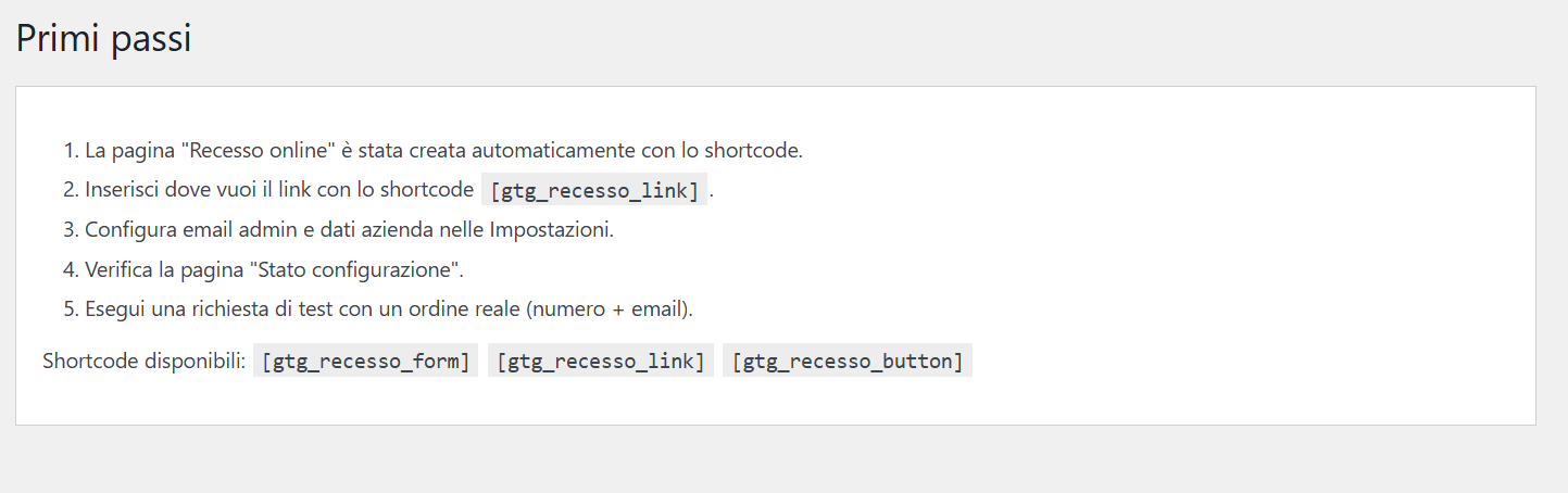 Shortcode publishing.