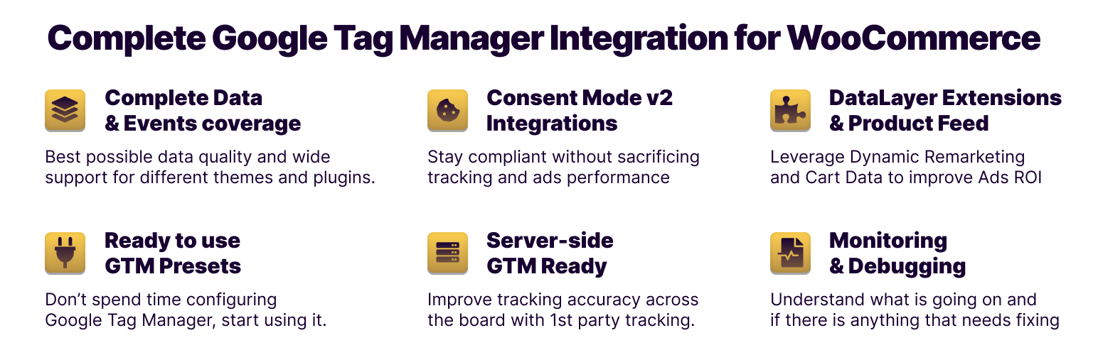 WordPress 外掛 Tag Pilot FREE – Google Tag Manager Integration for WooCommerce 的封面圖片。