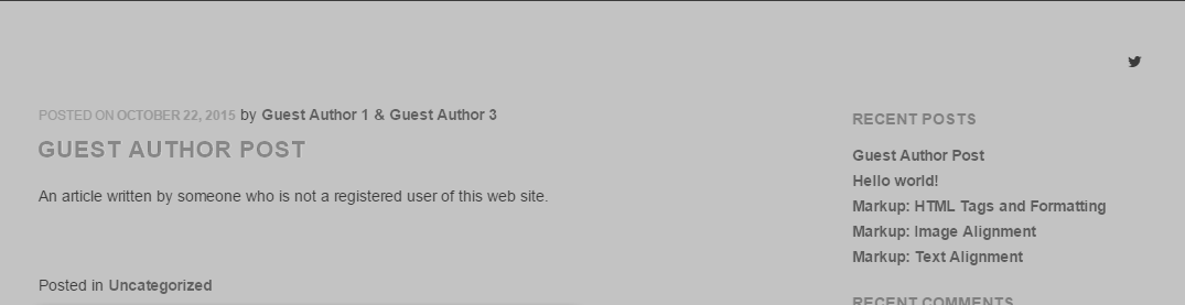 Post with Guest Author