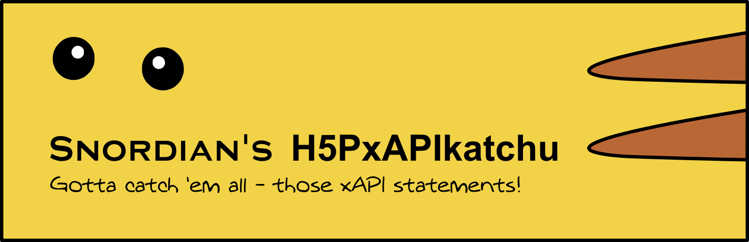 WordPress 外掛 SNORDIAN's H5PxAPIkatchu 的封面圖片。