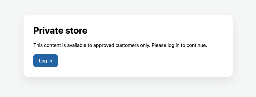 H6 Private Store for WooCommerce