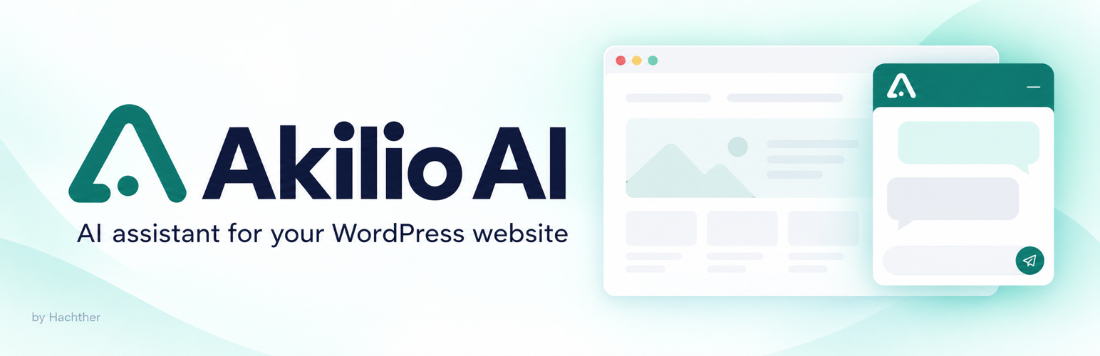 WordPress 外掛 Widget for Akilio AI 的封面圖片
