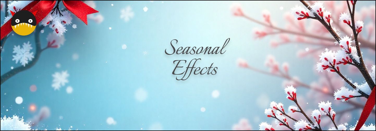 Seasonal Effects & Notice Bar (formerly Halloween Animations)