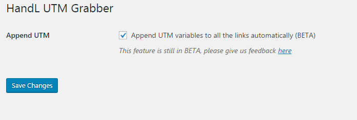 Append UTM variables to all links automatically