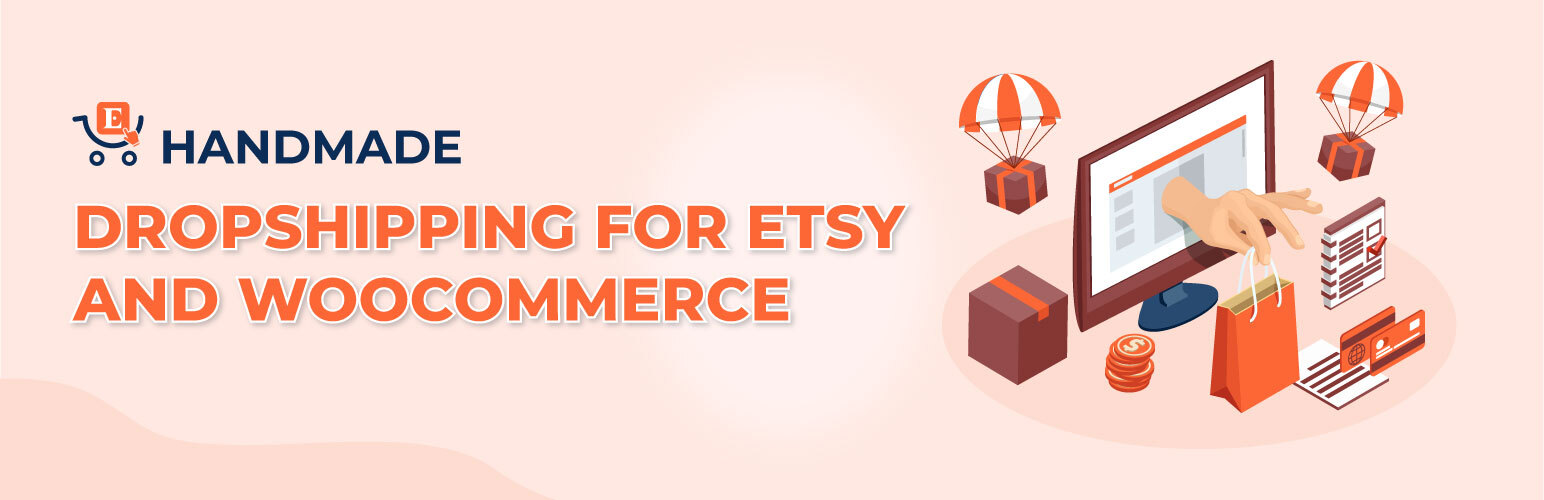 WordPress 外掛 HANDMADE – Dropshipping for Etsy and WooCommerce 的封面圖片。