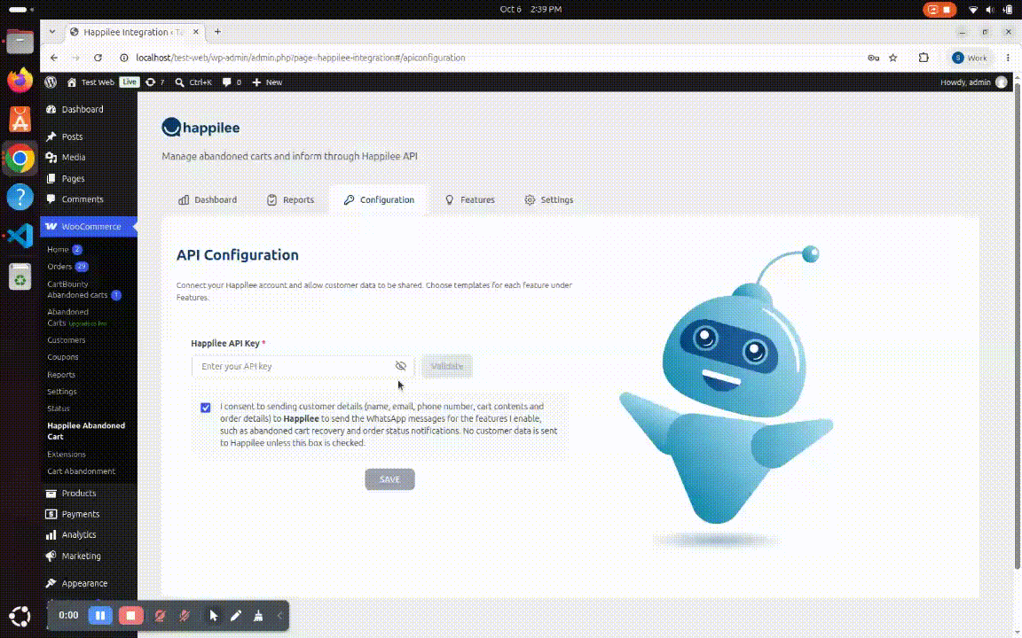 Plugin configuration walkthrough