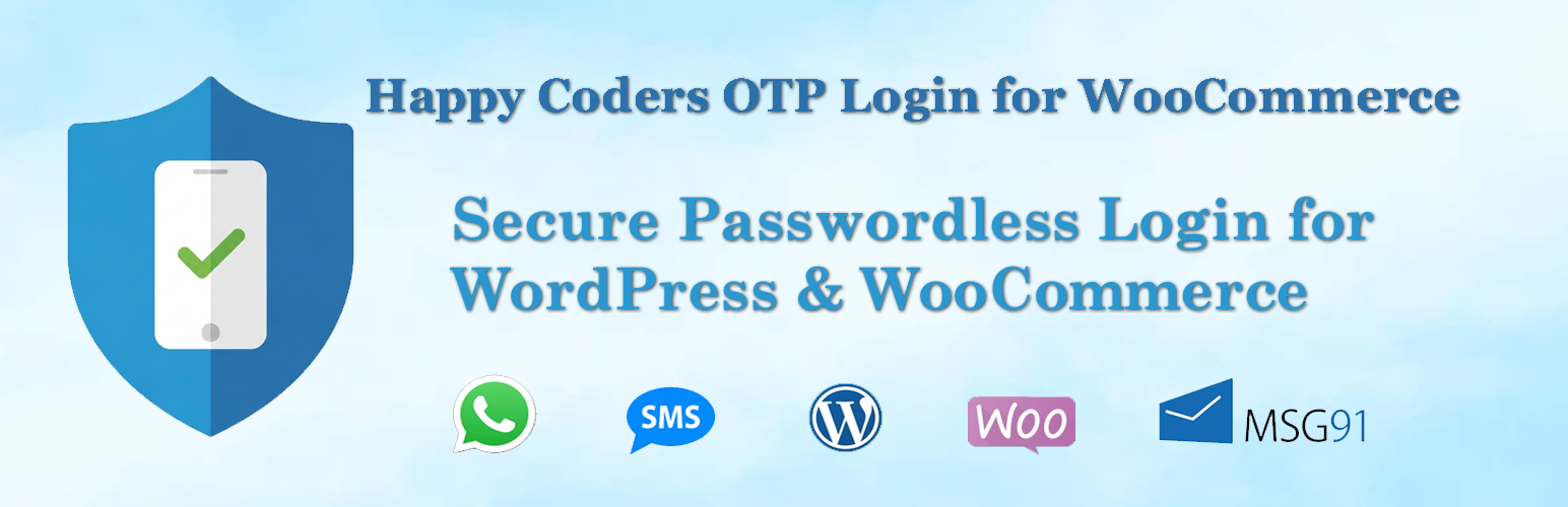 Happy Coders OTP Login for WooCommerce